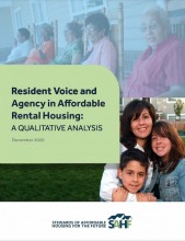 Resident Voice and Agency in Affordable Rental Housing report cover